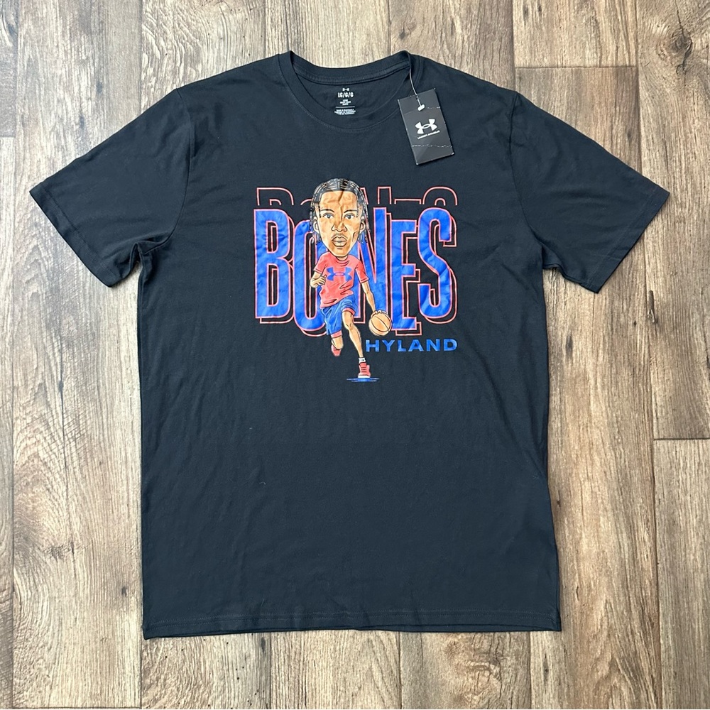Under Armour Graphic Bones Hyland T-Shirt Size L Black
